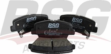 BSG BSG 40-202-002 - Тормозные колодки, дисковые, комплект www.autospares.lv