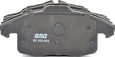 BSG BSG 65-200-004 - Brake Pad Set, disc brake www.autospares.lv