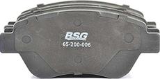 BSG BSG 65-200-006 - Brake Pad Set, disc brake www.autospares.lv