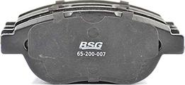 BSG BSG 65-200-007 - Bremžu uzliku kompl., Disku bremzes www.autospares.lv