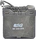 BSG BSG 60-200-049 - Bremžu uzliku kompl., Disku bremzes www.autospares.lv