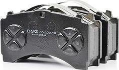 BSG BSG 60-200-018 - Тормозные колодки, дисковые, комплект www.autospares.lv