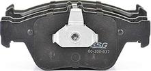 BSG BSG 60-200-037 - Bremžu uzliku kompl., Disku bremzes www.autospares.lv