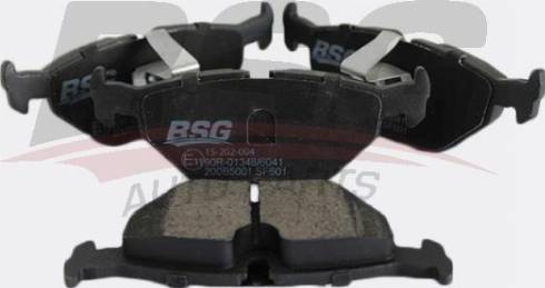 BSG BSG 15-202-004 - Bremžu uzliku kompl., Disku bremzes www.autospares.lv