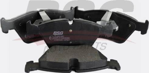 BSG BSG 15-202-007 - Тормозные колодки, дисковые, комплект www.autospares.lv