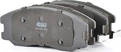 BSG BSG 16-200-001 - Тормозные колодки, дисковые, комплект www.autospares.lv