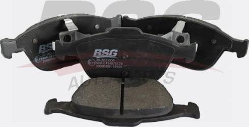 BSG BSG 30-202-006 - Тормозные колодки, дисковые, комплект www.autospares.lv