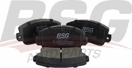 BSG BSG 25-202-003 - Тормозные колодки, дисковые, комплект www.autospares.lv