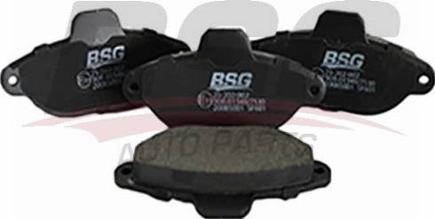 BSG BSG 25-202-002 - Bremžu uzliku kompl., Disku bremzes www.autospares.lv