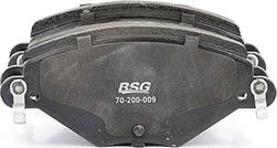 BSG BSG 70-200-009 - Тормозные колодки, дисковые, комплект www.autospares.lv