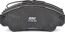 BSG BSG 70-200-006 - Brake Pad Set, disc brake www.autospares.lv