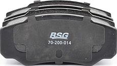 BSG BSG 70-200-014 - Тормозные колодки, дисковые, комплект www.autospares.lv