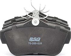 BSG BSG 70-200-018 - Brake Pad Set, disc brake www.autospares.lv