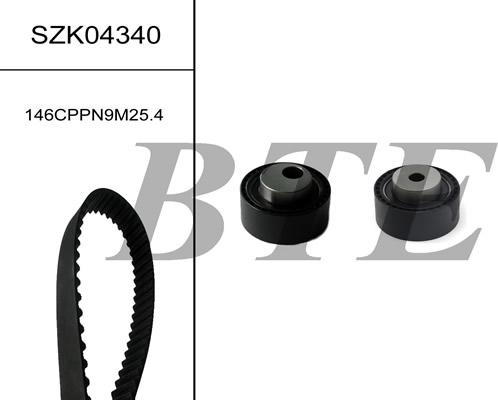 BTE SZK04340 - Комплект зубчатого ремня ГРМ www.autospares.lv