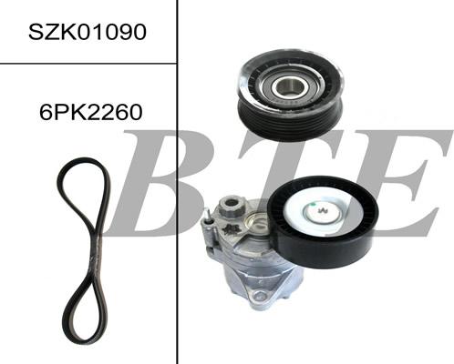 BTE SZK01090 - V-Ribbed Belt Set www.autospares.lv