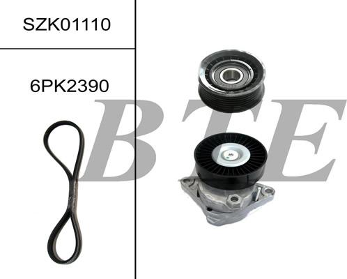 BTE SZK01110 - V-Ribbed Belt Set www.autospares.lv