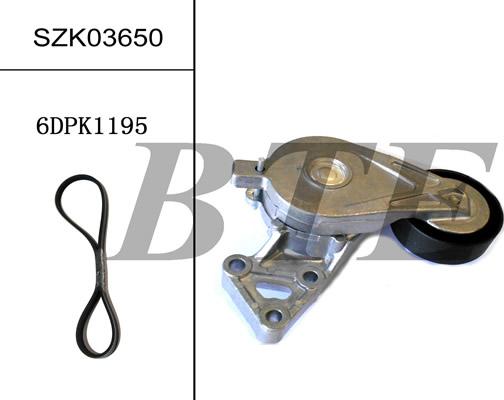 BTE SZK03650 - Поликлиновый ременный комплект www.autospares.lv