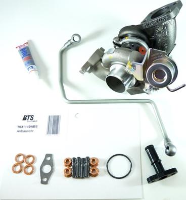 BTS Turbo T981043 - Турбина, компрессор www.autospares.lv