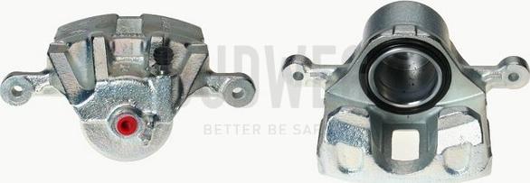 Budweg Caliper 344065 - Тормозной суппорт www.autospares.lv