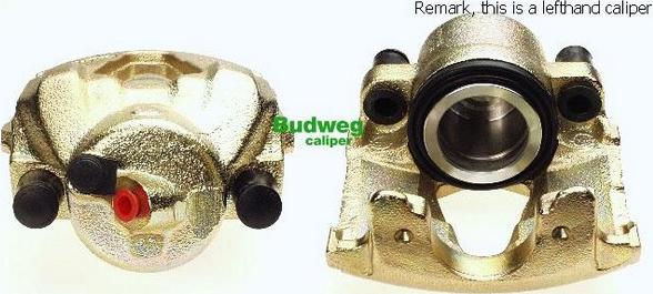 Budweg Caliper 342739 - Тормозной суппорт www.autospares.lv