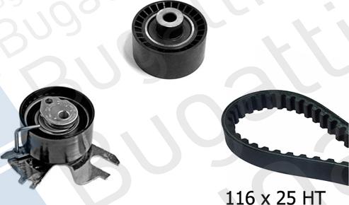 BUGATTI BKCD0468 - Timing Belt Set www.autospares.lv