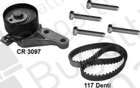 BUGATTI BKCD0568 - Комплект зубчатого ремня ГРМ www.autospares.lv