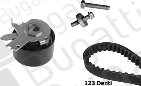 BUGATTI BKCD0578 - Timing Belt Set www.autospares.lv