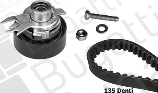 BUGATTI BKCD0048 - Timing Belt Set www.autospares.lv