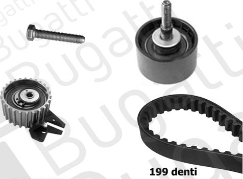 BUGATTI BKCD0005 - Timing Belt Set www.autospares.lv