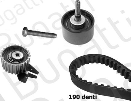 BUGATTI BKCD0006 - Timing Belt Set www.autospares.lv