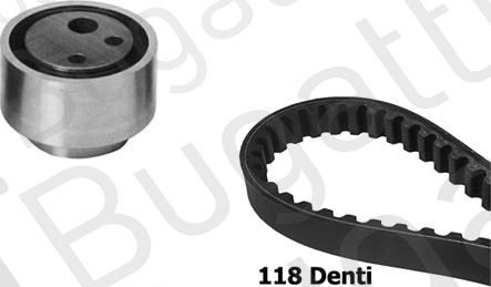 BUGATTI BKCD0001 - Timing Belt Set www.autospares.lv