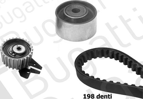 BUGATTI BKCD0011 - Timing Belt Set www.autospares.lv