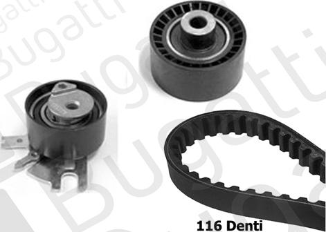 BUGATTI BKCD0082 - Timing Belt Set www.autospares.lv