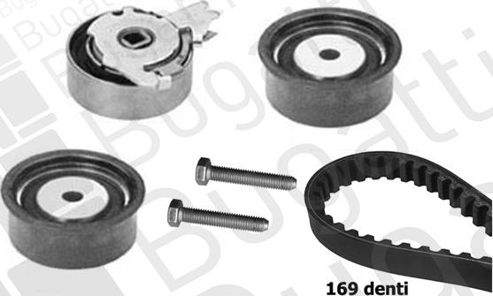 BUGATTI BKCD0022 - Timing Belt Set www.autospares.lv