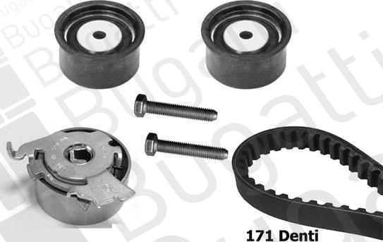 BUGATTI BKCD0159 - Timing Belt Set www.autospares.lv