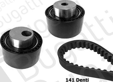 BUGATTI BKCD0104 - Комплект зубчатого ремня ГРМ www.autospares.lv