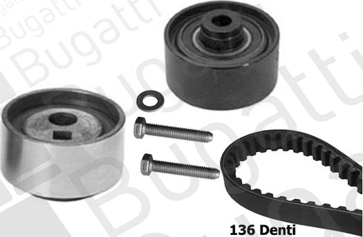 BUGATTI BKCD0102 - Timing Belt Set www.autospares.lv