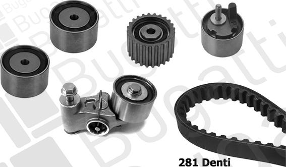 BUGATTI BKCD0183 - Timing Belt Set www.autospares.lv