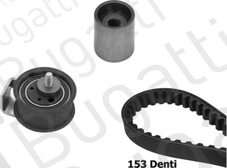 BUGATTI BKCD0275 - Timing Belt Set www.autospares.lv