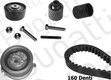 BUGATTI BKCD0791 - Timing Belt Set www.autospares.lv