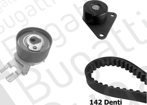 BUGATTI BKCD0764 - Комплект зубчатого ремня ГРМ www.autospares.lv