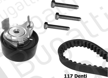 BUGATTI BKCD0724 - Timing Belt Set www.autospares.lv