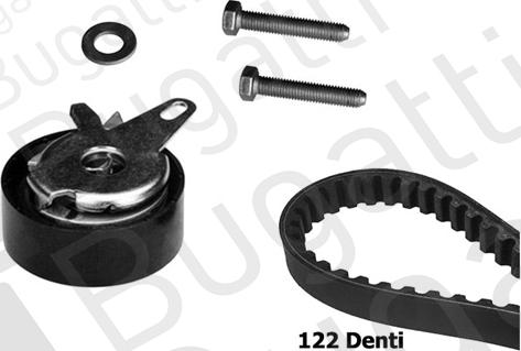 BUGATTI BKCD0720 - Timing Belt Set www.autospares.lv