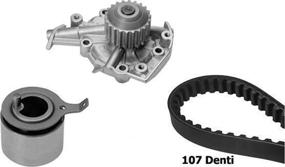 BUGATTI KBU9104A - Ūdenssūknis + Zobsiksnas komplekts www.autospares.lv