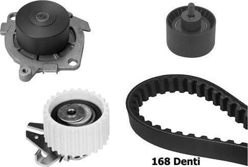 BUGATTI KBU5926A - Water Pump & Timing Belt Set www.autospares.lv