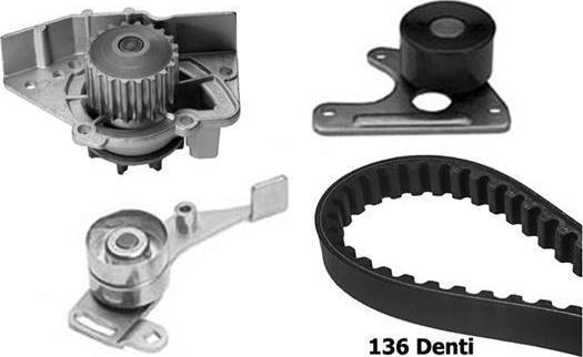 BUGATTI KBU5501B - Water Pump & Timing Belt Set www.autospares.lv