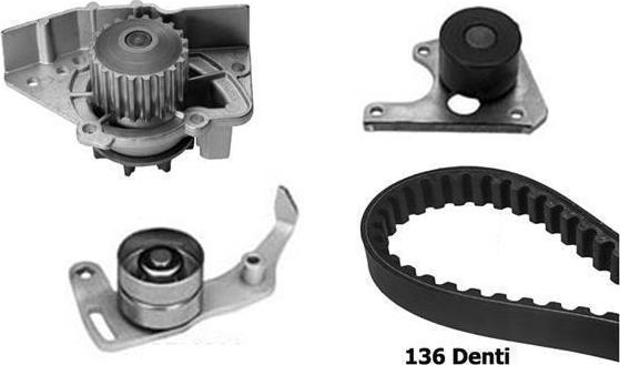 BUGATTI KBU5501C - Water Pump & Timing Belt Set www.autospares.lv