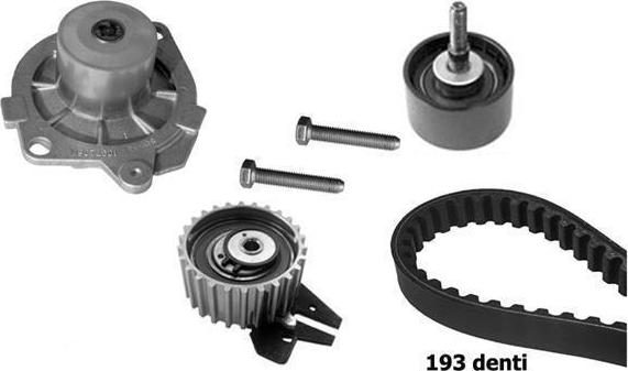 BUGATTI KBU5013B - Water Pump & Timing Belt Set www.autospares.lv