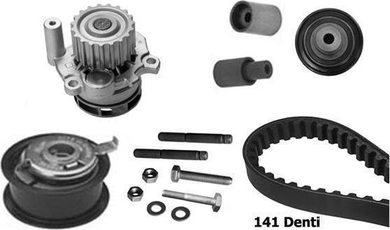 BUGATTI KBU5116B - Water Pump & Timing Belt Set www.autospares.lv