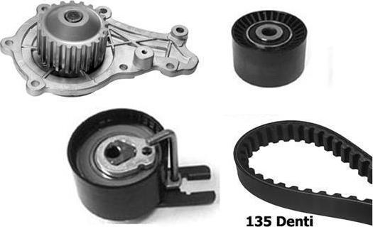 BUGATTI KBU10013A - Water Pump & Timing Belt Set www.autospares.lv